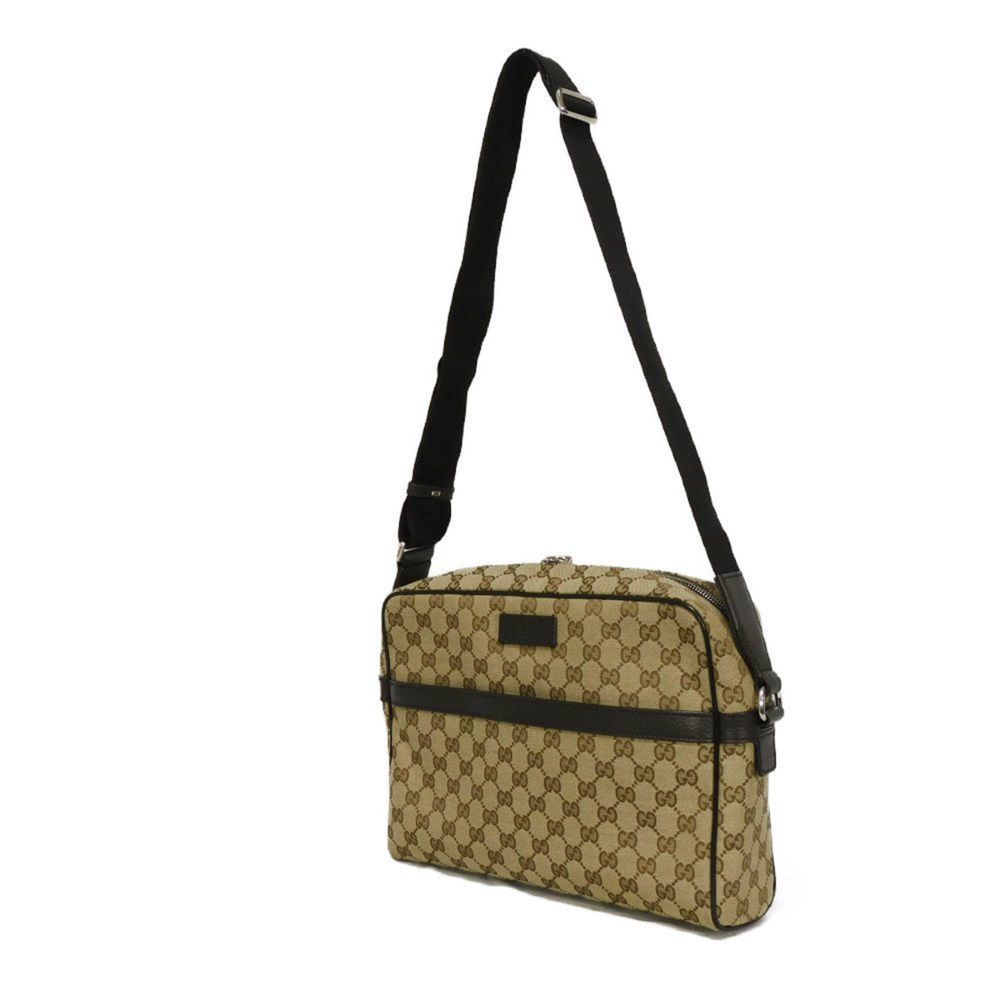 GUCCI Authentic Cream Canvas Shoulder Bag - Picture 5 of 16